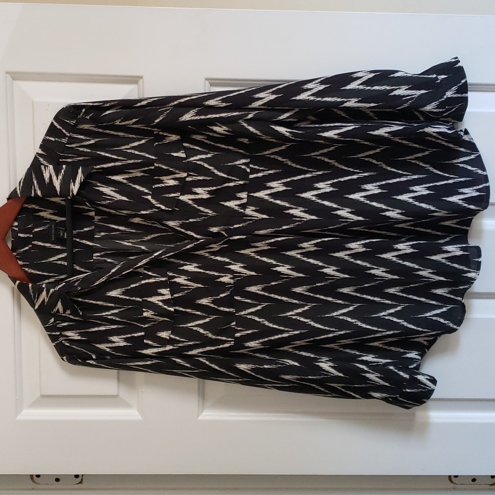 Ann Taylor Camp Shirt, Size Large